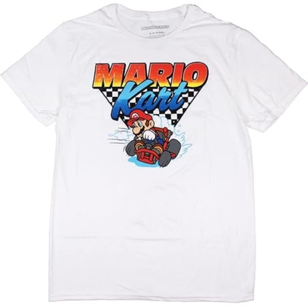 Nintendo Super Mario Kart Team Driver T-shirt NWT Size Large - Picture 2 of 5